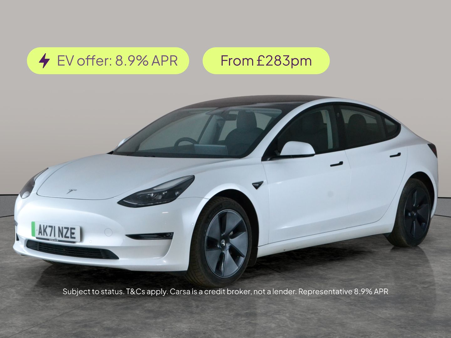 2021 Tesla Model 3 E Long Range AWD