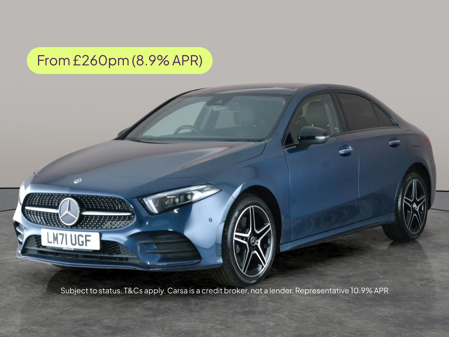 2022 Mercedes-Benz A-Class 1.3 A250e AMG Line Premium Plus Edition Saloon 4d