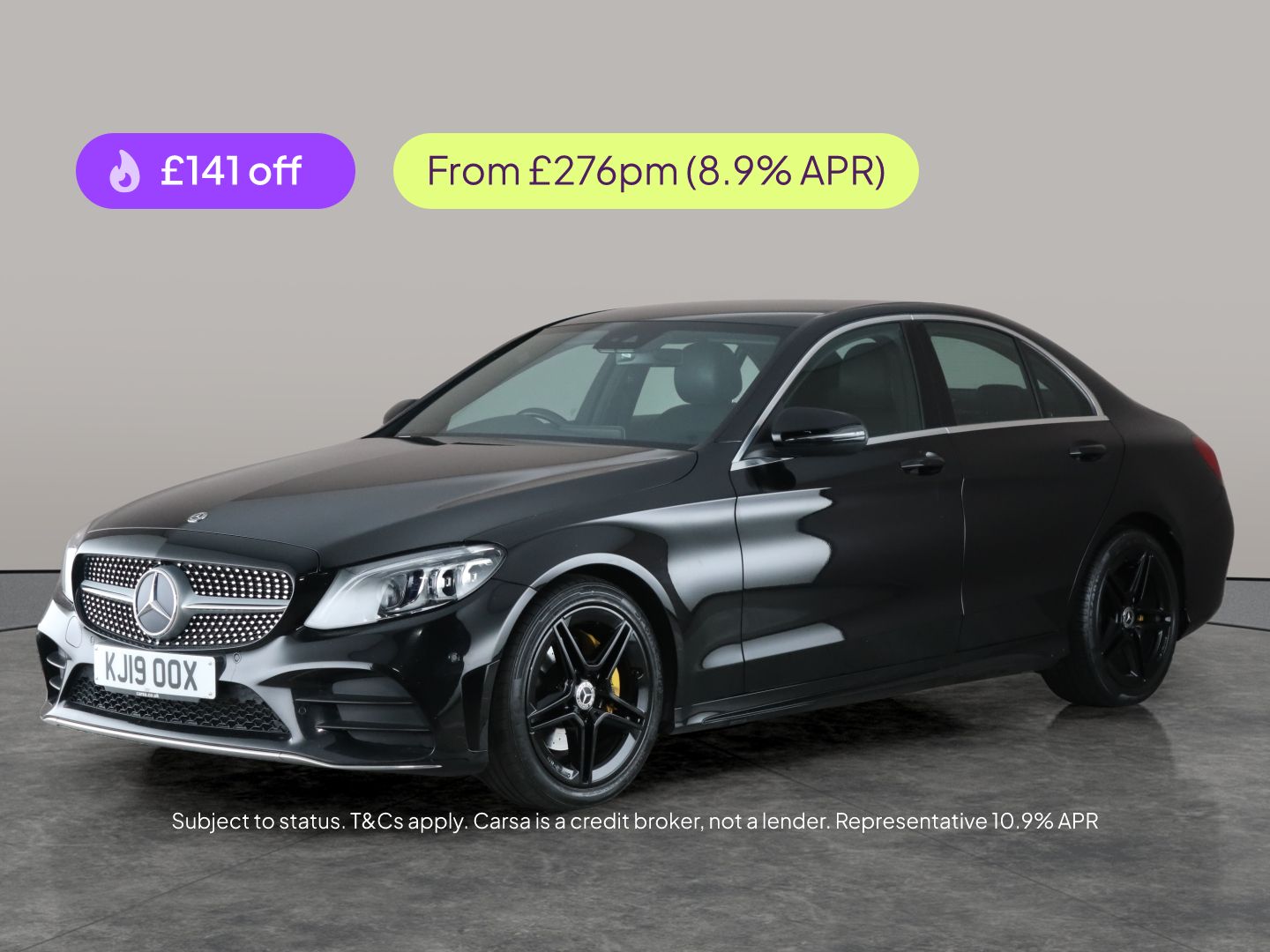 2019 Mercedes-Benz C-Class 1.5 C200 AMG Line (Premium)(s/s) Saloon 4d